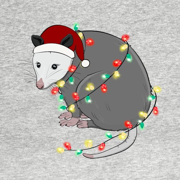 Halloween Opposum Christmas Lights Costume by Teewyld